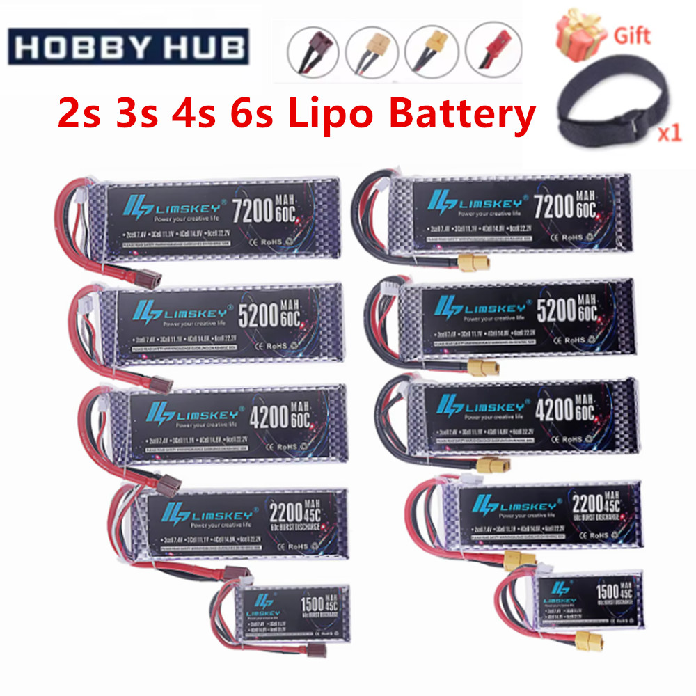 4S Lipo Battery 14.8V 6000Mah - 2S 3S 4S 6S Akumulator Lipo