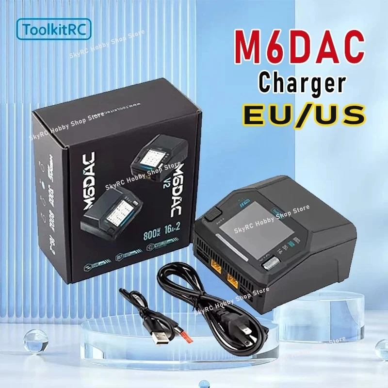 Toolkitrc M6Dac Smart Charger - ToolkitRC M6DAC V2 Dwukanałowa Inteligentna Ładowarka