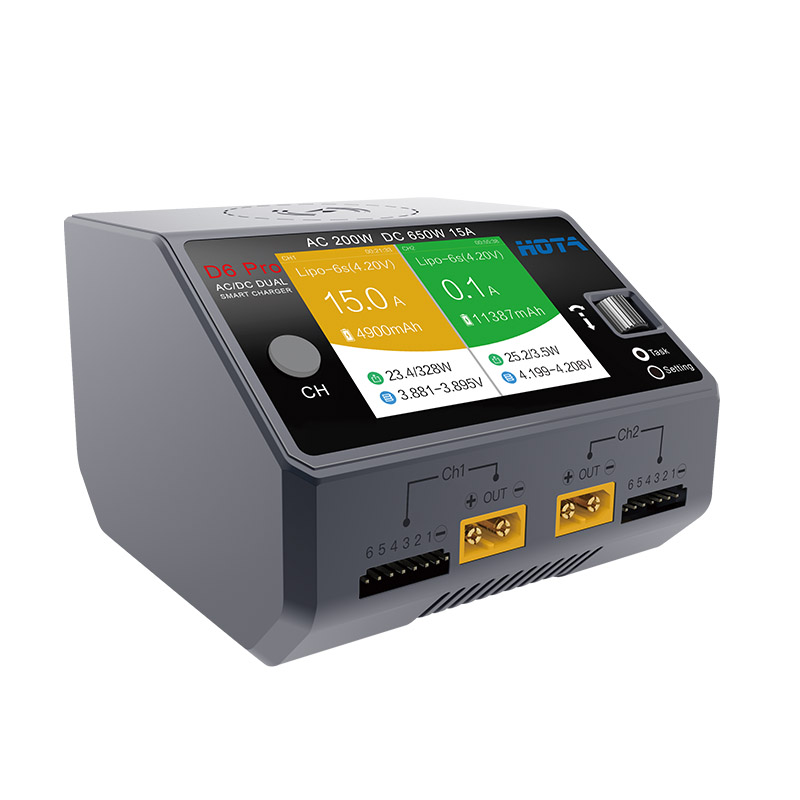 Ładowarka HOTA D6 Pro AC 200W  – Hota D6 Pro Dual Lipo Charger recenzja i cena