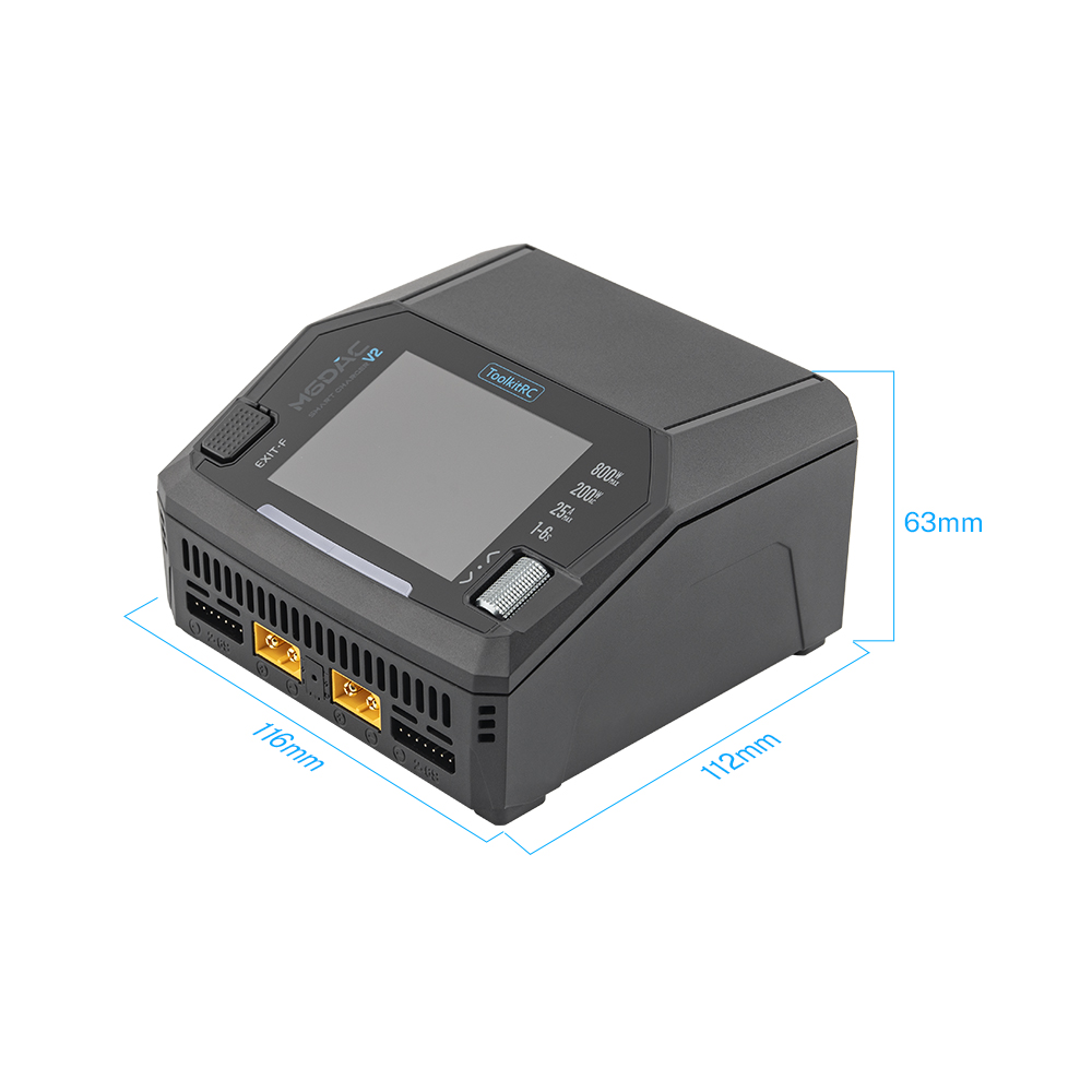 ToolkitRC M6DAC Pro AC300W M6D – Toolkitrc M6Dac Smart Charger recenzja i cena