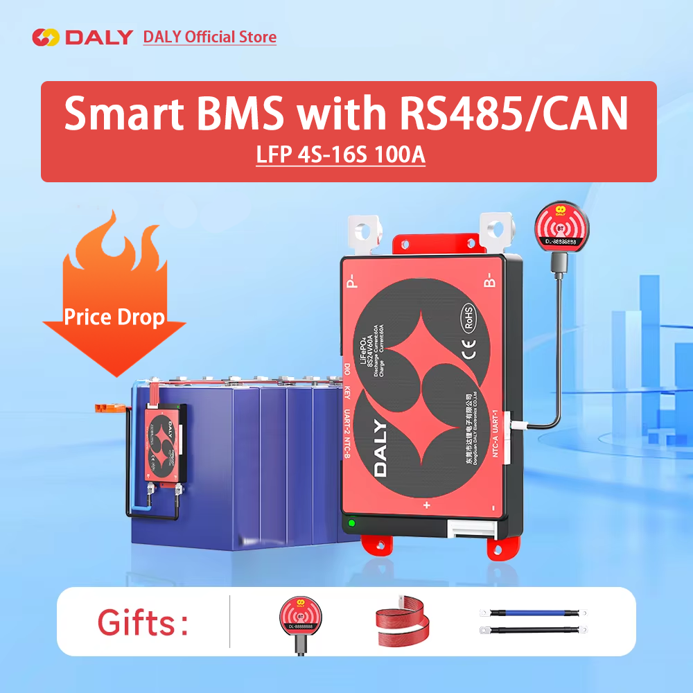 Daly Smart BMS 4S Lifepo4 12V  – Lifepo4 12V 100Ah Bms Bluetooth recenzja i cena