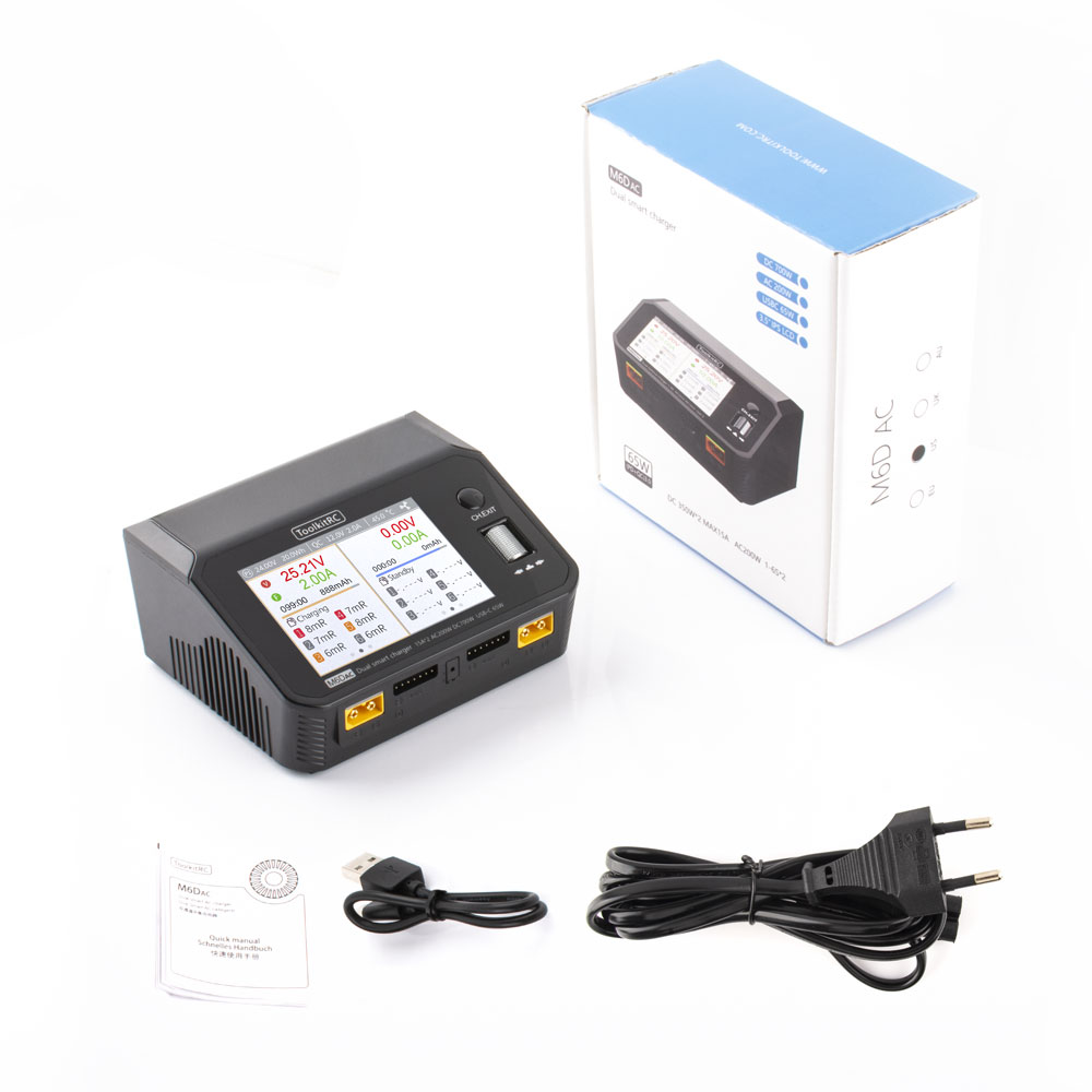 ToolkitRC M6DAC Dwukanałowa In – Toolkitrc M6Dac Smart Charger recenzja i cena