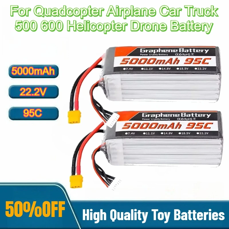 Akumulator LiPo 95C 22,2 V 6S  – 6S Lipo Battery 22.2V 5000Mah recenzja i cena