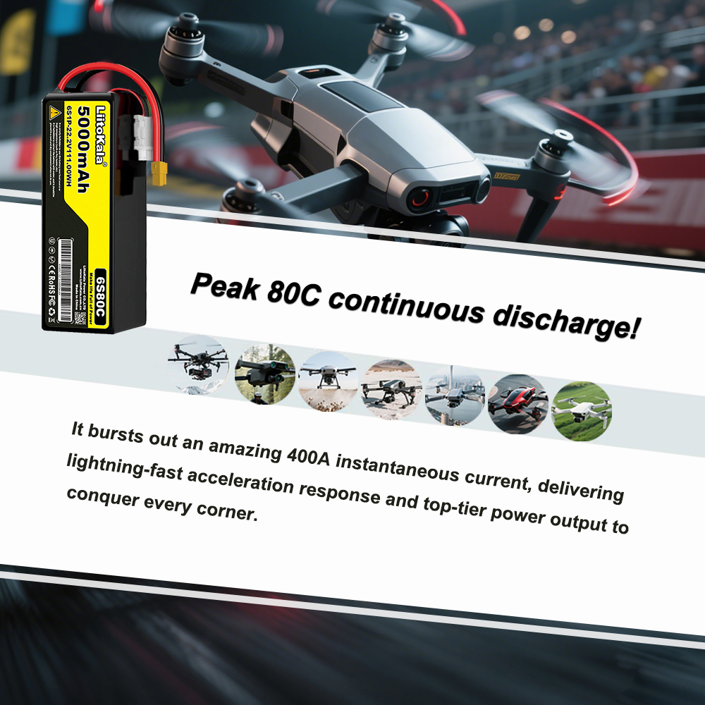 Akumulator LiitoKala 6S Lipo 2 – 6S Lipo Battery 22.2V 5000Mah recenzja i cena